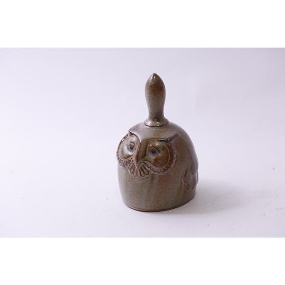 UCTCI, Japan, Owl, Hand Bell, Pottery, Mid Century, Vintage, ~ 250724-WH 1327 - Picture 2 of 3